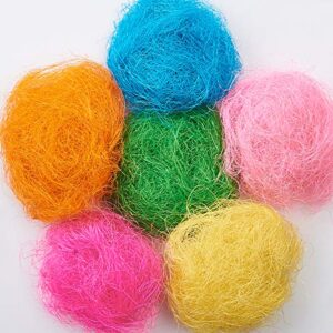 njn easter grass for easter basket grass filler stuffer 150g, easter party craft supplies decorations