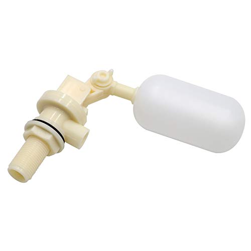 NC 3PCS Water Float Valve with Adjustable Arm, Automatic 1/2 Float Ball Valve with Water Level Shut Off for Water Tank Pond Livestock Horse Cattle Goat Sheep Pig Dog Waterer