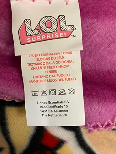 Surprise The Snuggle is Real Doll Soft Fleece Throw Blanket (Snow Stripes)