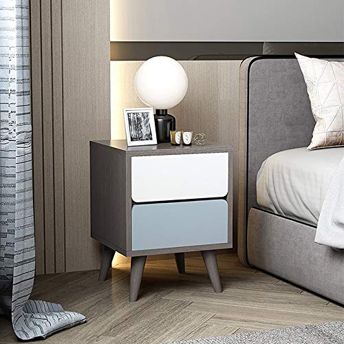 WALNUTA Drawer Bedroom Korean Style Table Side Table Wardrobe Four Corner Bedside Table Bedroom Furniture Cabinet Bedside Table