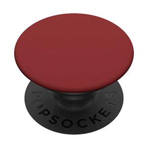 simple chic solid color dark berry red popsockets popgrip: swappable grip for phones & tablets