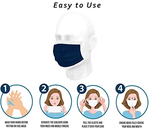 Kids Disposable Face Mask 100 PCS Breathable Safety Masks