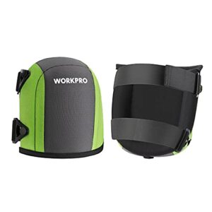 workpro garden knee pads, flooring kneepads with foam padding, comfortable kneeling cushion for gardening, house cleaning, construction work, 7.87"*6.75"*3"