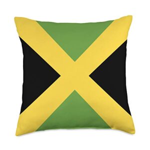 jamaican pillow jamaican flag pillow jamaica flag gift idea throw pillow