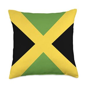 Jamaican Pillow Jamaican Flag Pillow Jamaica Flag Gift Idea Throw Pillow