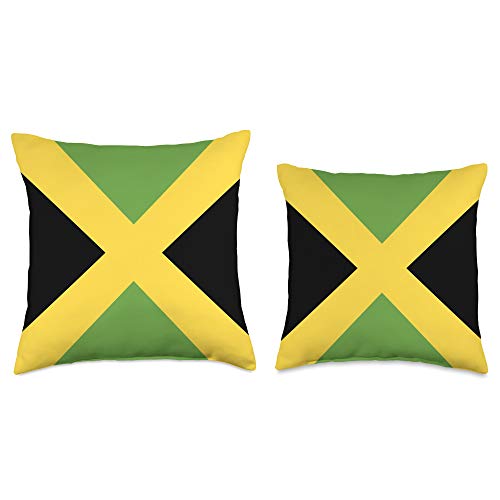 Jamaican Pillow Jamaican Flag Pillow Jamaica Flag Gift Idea Throw Pillow