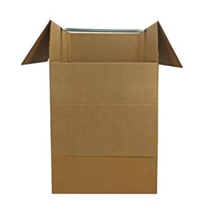 UBOXES Space Savers Wardrobe Moving Boxes With Hanger 20" x 20" x 34" (3 Pack)