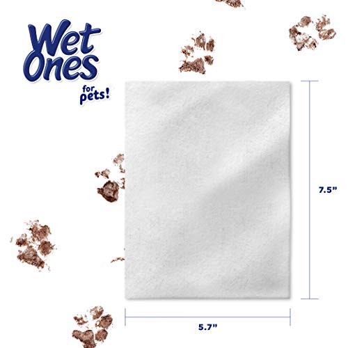 Wet Ones for Pets Multi-Purpose Dog Wipes with Aloe Vera, 50 Count - 3 Pack | Dog Wipes for All Dogs in Tropical Splash, Wipes for Paws & All Purpose