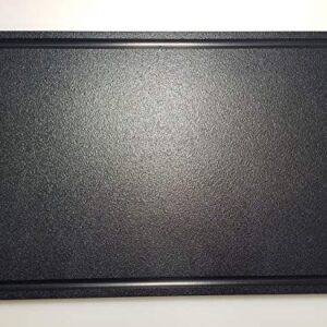 Plastic Cutting Board for Kitchen - Plain ol' hi-quality Extra-Large Rectangular Cutting Board with Juice Groove - 18" x 24" (Black)