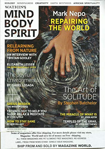 WATKINS MIND BODY SPIRIT,MAGAZINE, AUTUMN, 2020 ISSUE # 63 PRINTED IN UK