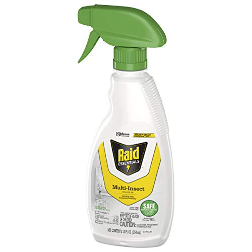 Raid Essentials Multi-Insect Killer Spray Bottle, Child & Pet Safe, for Indoor Use, 12 oz