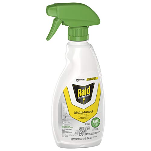 Raid Essentials Multi-Insect Killer Spray Bottle, Child & Pet Safe, for Indoor Use, 12 oz