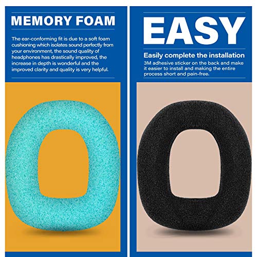 A50 Ear Pads Headband Compatible with Astro A50 a50 Gen 3 Gen 4 Gaming Headset I Replacement Ear Cushions I Velour (Not Suitable for Astro A50 Gen 1 Gen 2)