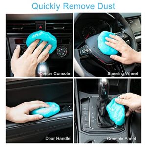 Car Cleaning Gel for Car Detailing Kit Car Cleaning Kit Car Cleaning Putty for Car Interior Car Slime for Cleaning Car Putty Dust Cleaner Gel Car Accessories Keyboard Cleaner (Blue)