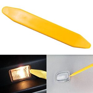 xotic tech 1pc plastic open pry tool for most led interior lights license plate lights lamp covers removal installation