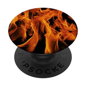 fire flames popsockets swappable popgrip