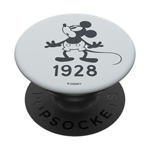 disney retro mickey mouse 1928 popsockets popgrip: swappable grip for phones & tablets