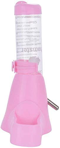 BINX (125ML, Pink) Water Dispenser Automatic pet Bottle for Hamsters, Rats, Guinea Pigs, White Rabbits and Small Animals