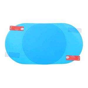 shlutesoy 2pcs car rearview mirror film,clear waterproof anti fog car rearview mirror protective film rain shield oval 2pcs
