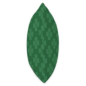 Irish Green Four Leaf Clover Irish Shamrock Green Four Leaf Clovers Throw Pillow, 16x16, Multicolor