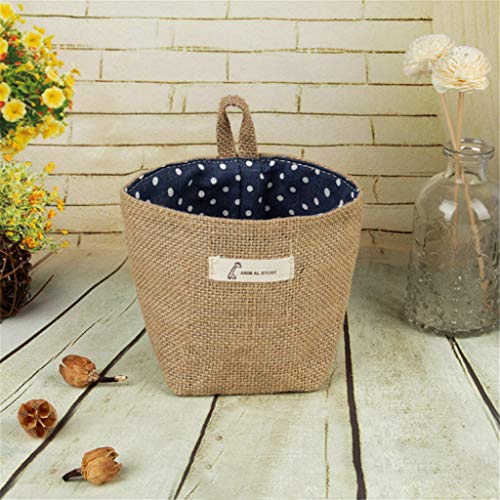 S5E5X Natural Craft Seagrass Belly Basket for Storage, Laundry, Picnic and Woven Straw Beach Bag - Plant Pots Cover Indoor Decorative (A-1)