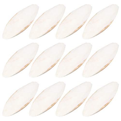 iplusmile Natural Cuddle Bone Parrot Chew Toys Chewing Cuttlefish Bone Bird Cuttlebone for Parakeets Cockatiel Macaw Conur (10cm, 12pcs)