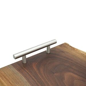 Arbordown- Solid Wood Live Edge Serving Tray (Walnut, Large 150")