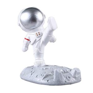 creative astronaut phone holder spaceman cell phone stand cute funny smartphone holder bracket for desk home office