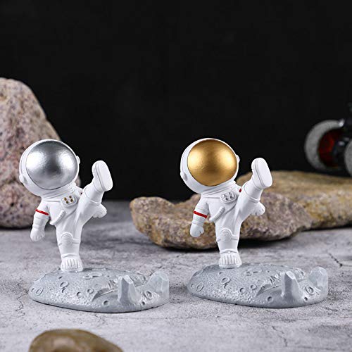 Creative Astronaut Phone Holder Spaceman Cell Phone Stand Cute Funny Smartphone Holder Bracket for Desk Home Office