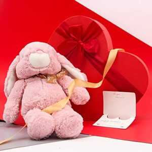 Gift Box Heart shaped gift box Engagment gift boxes for valentines day Father's Day birthday presents wedding Bow decorative boxes with lids luxury Durable flowers Packaging box