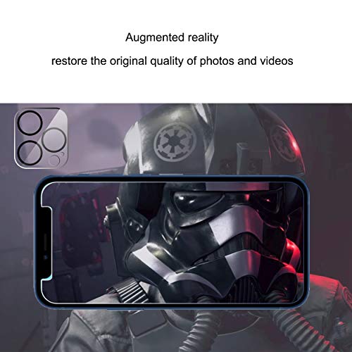 Ailun Camera Lens Screen Protector for iPhone 12 Pro Max 2Pack Tempered Glass Film,[9H Hardness] - HD