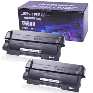 jentree tn660 compatible toner cartridge replacement for brother tn-660 tn630 work with hl-l2360dw hl-l2740dw hl-l2540dw hl-l2720dw hl-l2305w hl-l2320d mfc-l2700dw hl-l2380dw hl-l2360d (black,2 pack)