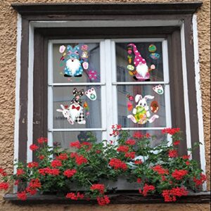 DmHirmg Easter Window Clings,Upgraded Static Easter Window Sticker,Window Sticker for Decorations 9 Sheets