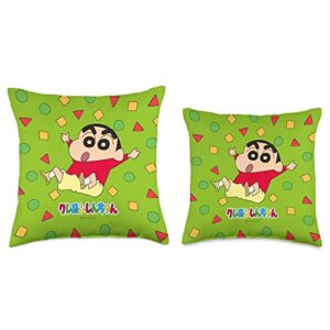Crayon Shin-chan Banzai Shin-chan Throw Pillow, 18x18, Multicolor