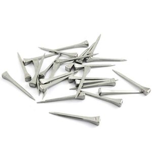 dzs elec 100pcs steel 2 inches e5 horseshoe nail stainless steel horseshoe tools for horse training equestrian sports
