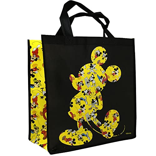 Disney Mickey Mouse Tote Bags Bundle - 2 Pack Mickey Mouse Reusable Tote Party Bags Mickey Bags for Women Kids (Mickey Tote Bag Set)