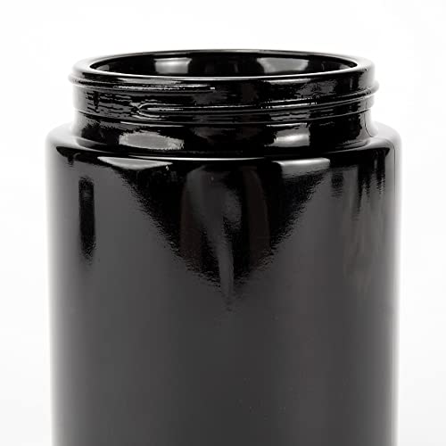 KOSRAE Smell Proof Jar, Airtight Glass Container, UV Protected (250ml, 0.5 Oz)