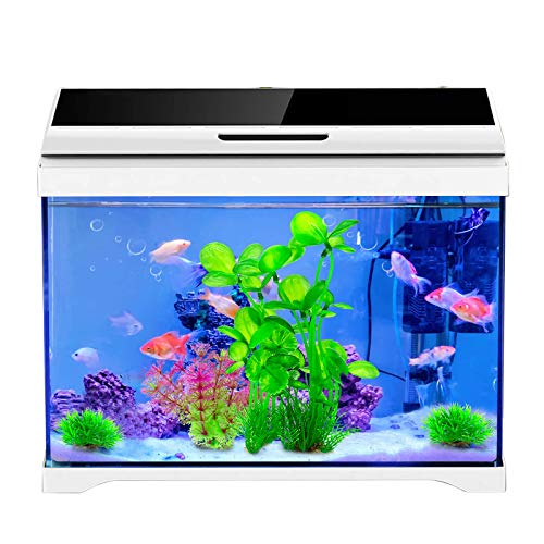 ULIKEYEAH 7PCS Aquarium Decorations Plants, Decorations for Aquarium, Fish Tank Accessories Plants for Household and Office Aquarium Simulation