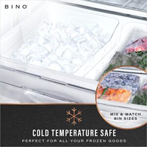 BINO | Plastic Organizer Bins, X-Large - 2 Pack | THE SOHO COLLECTION | Multi-Use Organizer Bins | Pantry Organizer & Freezer Organizer Bins | Plastic Storage Containers | Bins for Home & Kitchen Org