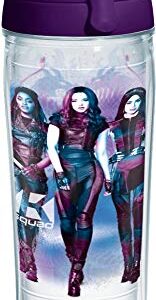 Tervis Disney Descendants 3 Made in USA Double Walled Insulated Tumbler Cup Keeps Drinks Cold & Hot, 24oz Water Bottle, Royal Purple Lid