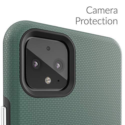 Crave Dual Guard for Google Pixel 4 XL Case, Shockproof Protection Dual Layer Case for Google Pixel 4 XL - Forest Green