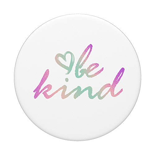 Rainbow Be Kind White PopSockets Swappable PopGrip