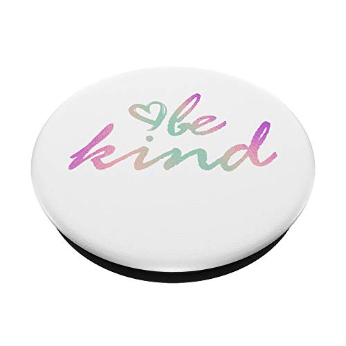 Rainbow Be Kind White PopSockets Swappable PopGrip