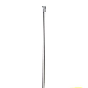 household essentials outdoor telescoping clothesline prop, silver