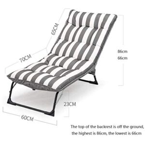 GYDJBD Striped Little Lazy Sofa, Cute Beanbag Chair in Balcony Bedroom, Creative Folding Chair