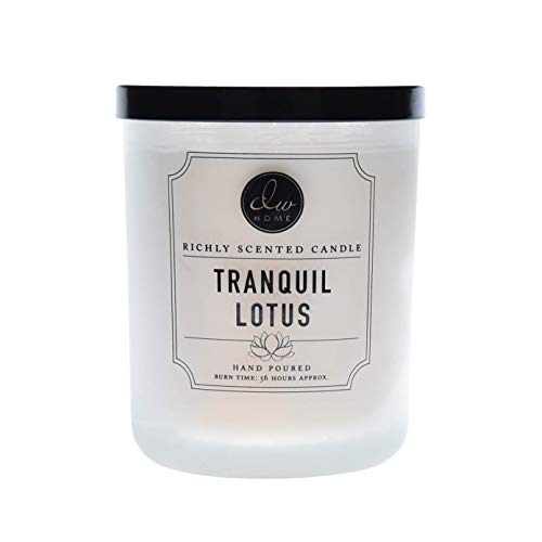 DW Home, Large Double Wick Candle, Tranquil Lotus