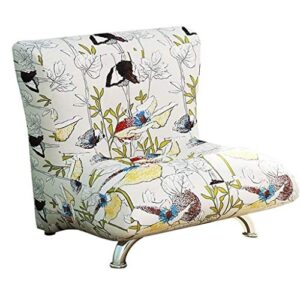gydjbd folding lazy sofa, thick beanbag chair, good flexibility, easy to move, stainless steel sofa legs (color : b)