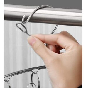 Stainless Steel Clothes Drying Rack, Laundry Clothes Hanger with 20 Clips for Drying Socks,Diapers,Bras,Baby Clothes,Towels,Underwears Set of 3