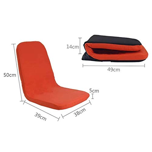 GYDJBD Japanese Style Lazy Sofa Legless Folding Single Small Sofa Bedroom Bay Window Bed Back Chair