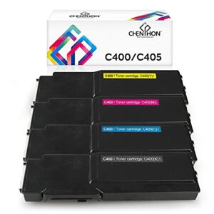 chenphon remanufactured xerox versalink c400 c405 toner cartridges replacement for xerox 106r03512 106r03514 106r03515 106r03513 toner cartridge, high yield 4-pack kcmy